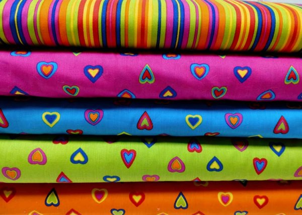 Little hearts all colours and more stripes